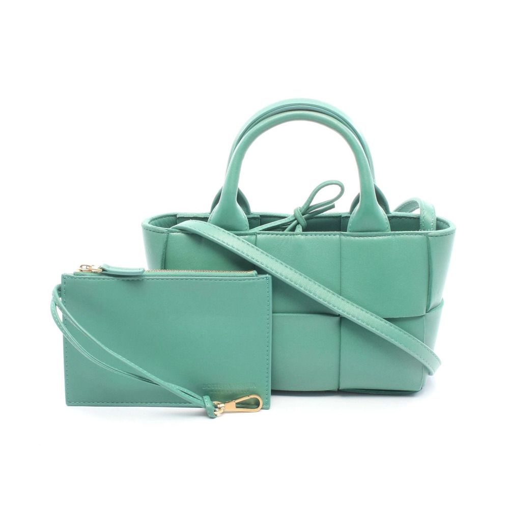 Bottega Veneta Candy Arco Tote Bag Leather Green
